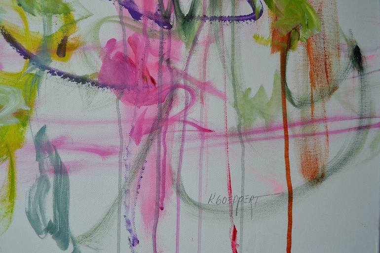 Original Abstract Expressionism Abstract Painting by Karin Goeppert