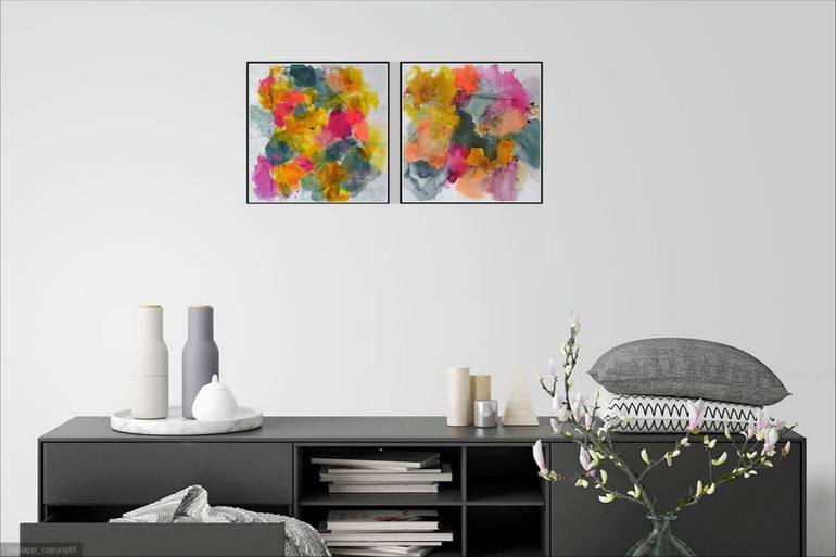 Original Abstract Painting by Karin Goeppert