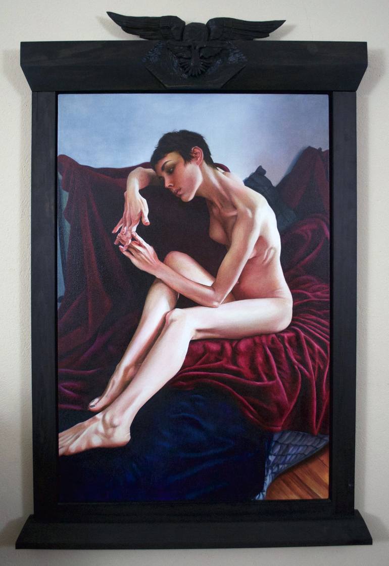 Original Realism Nude Painting by Victoria Selbach