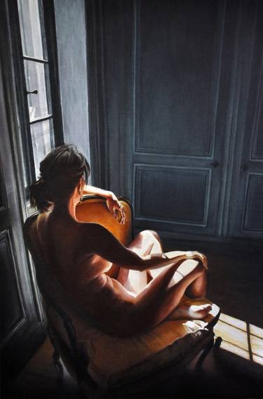 Print of Figurative Nude Paintings by Victoria Selbach