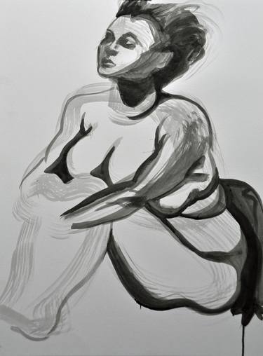 Original Nude Drawings by Victoria Selbach