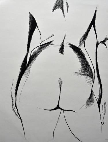 Original Figurative Nude Drawings by Victoria Selbach