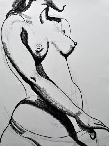 Original Nude Drawings by Victoria Selbach