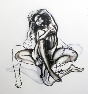 Original Conceptual Nude Drawings by Victoria Selbach