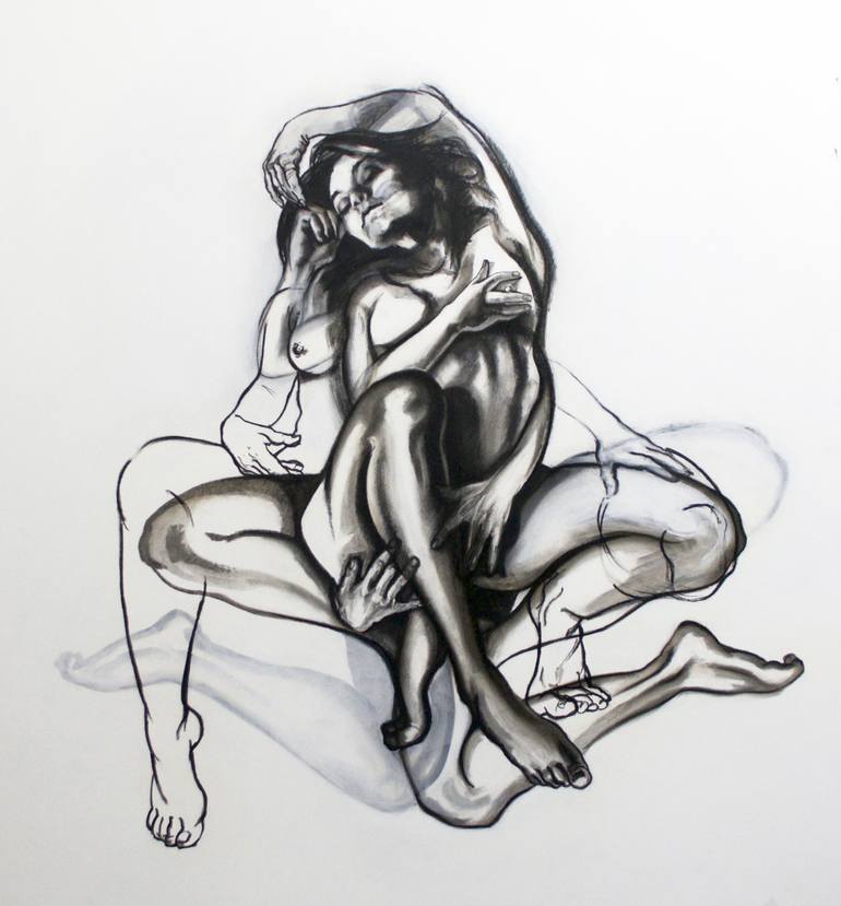 Amateur Porn Art Drawings - Untitled' Art Porn Compilation 1 Drawing by Victoria Selbach | Saatchi Art