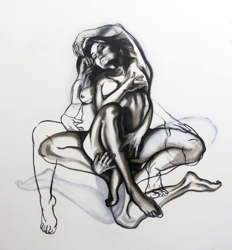 Drawings Of Nudes - Untitled' Art Porn Compilation 1 Drawing by Victoria Selbach | Saatchi Art