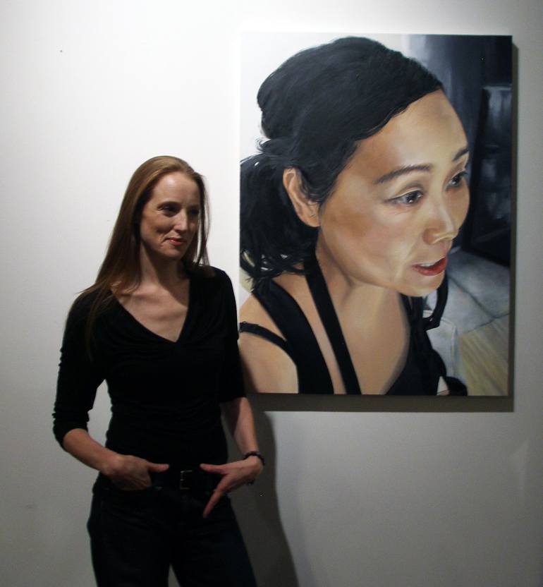 Original Figurative Women Painting by Victoria Selbach