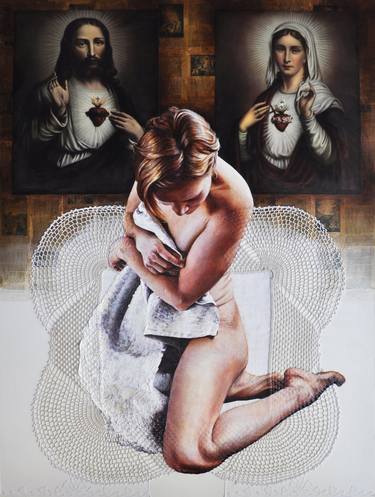 Print of Religious Paintings by Victoria Selbach
