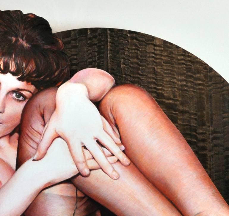 Original Documentary Erotic Painting by Victoria Selbach