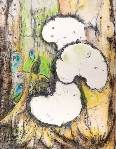 Original Abstract Expressionism Abstract Drawing by Freifrank Fischer