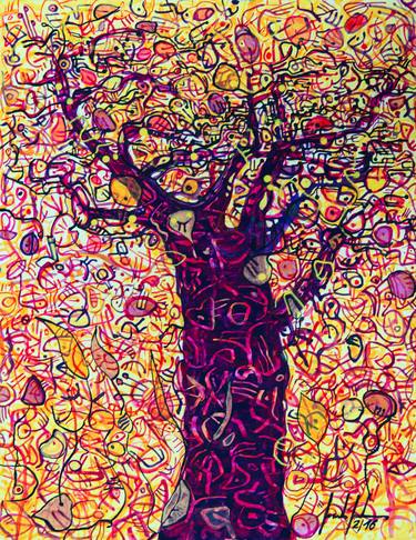 Saatchi Art Artist Freifrank Fischer; Paintings, “Elefanteneiche (Elephant Oak)” #art