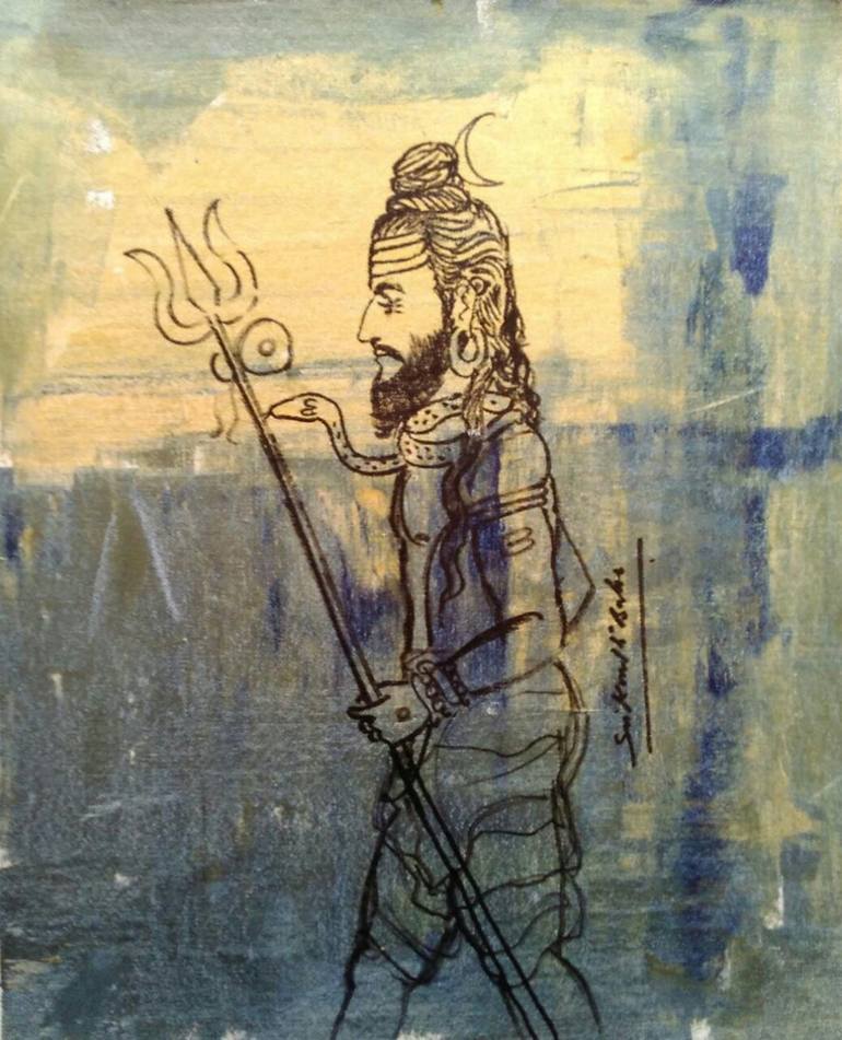 Lord Siva 4 Painting by sreenivasula reddy | Saatchi Art