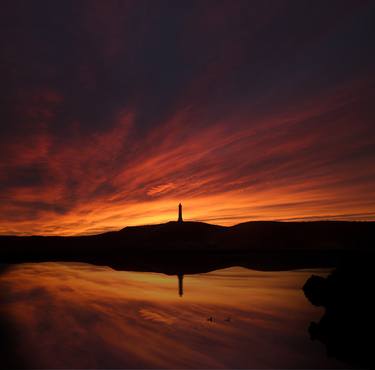 Saint George lighthouse at sunrise thumb