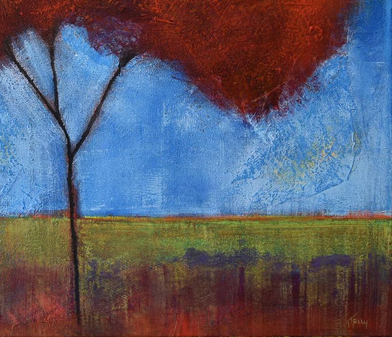 Original Expressionism Landscape Painting by Kelly Hutchinson