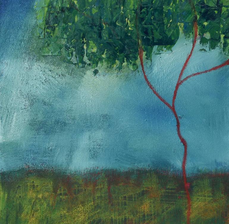 Original Fine Art Tree Painting by Kelly Hutchinson