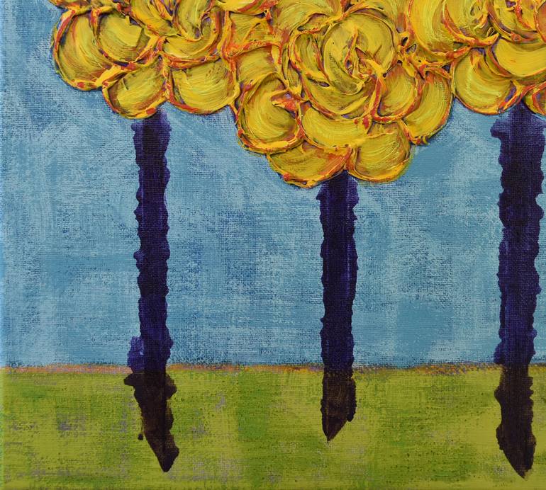 Original Fine Art Tree Painting by Kelly Hutchinson