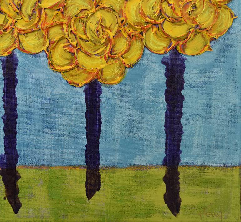 Original Fine Art Tree Painting by Kelly Hutchinson