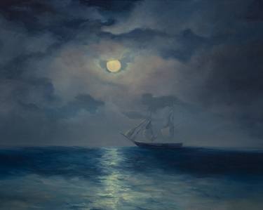 Sonata of the night for a sailboat thumb