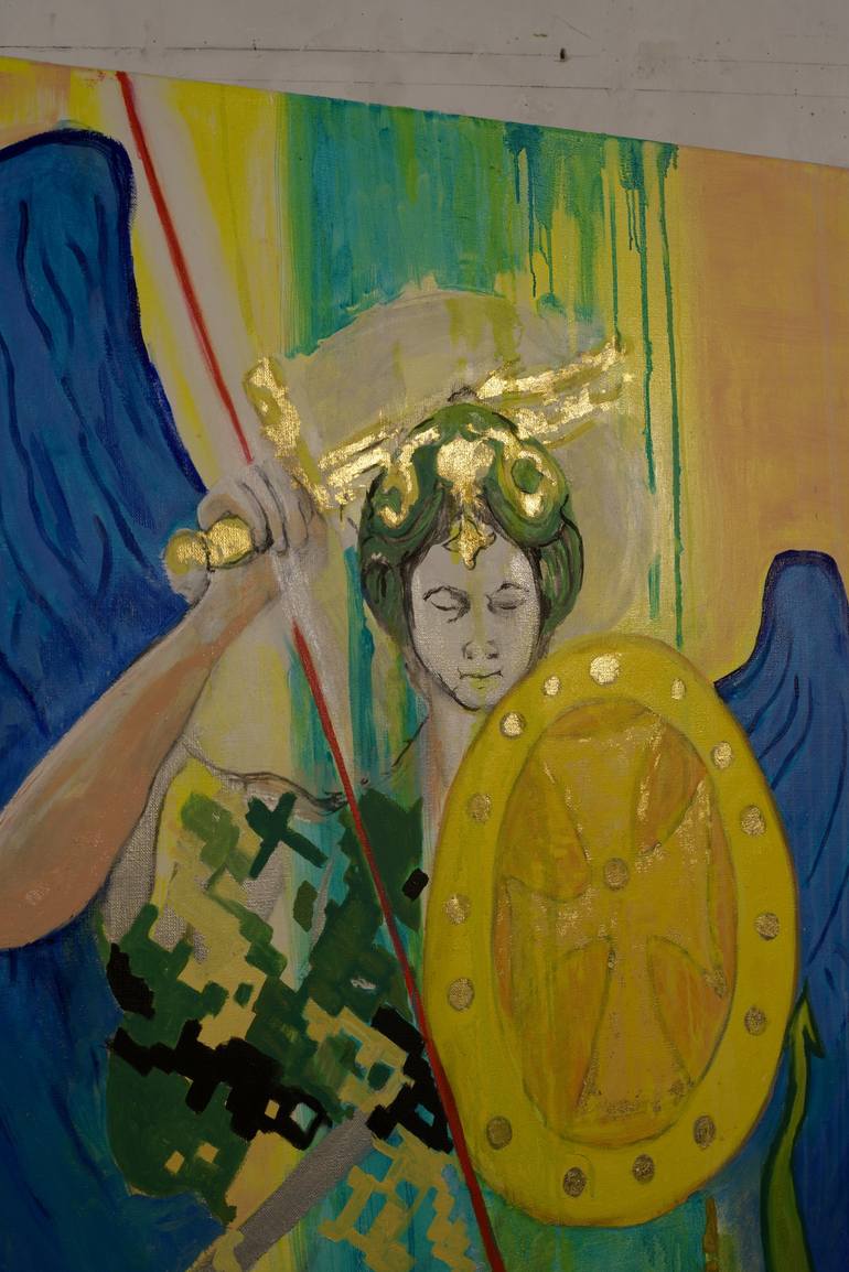 Original Contemporary Religion Painting by Agnès Bompy