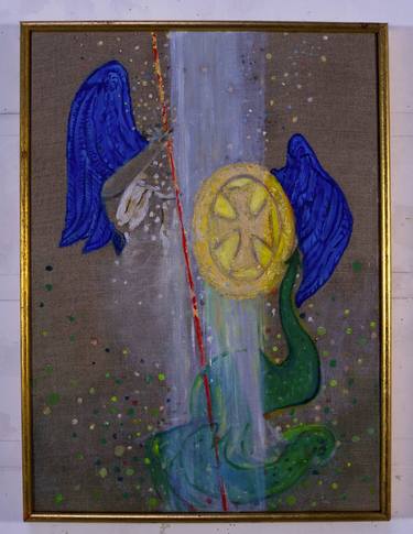 Original Contemporary Religion Paintings by Agnès Bompy