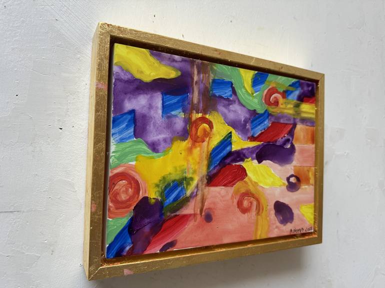 Original Abstract Painting by Agnès Bompy