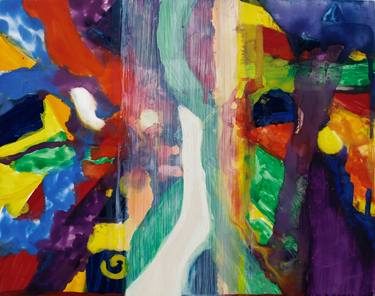 Original Abstract Paintings by Agnès Bompy