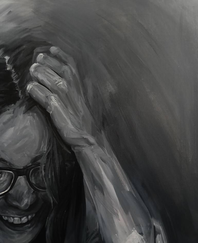 Original Figurative People Painting by Jessica Gonpra