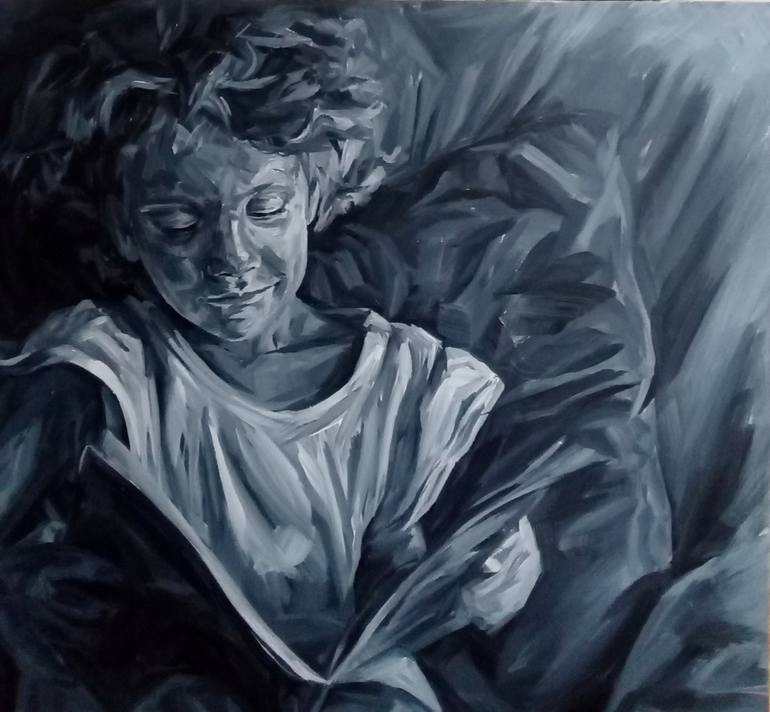 Original Figurative Portrait Painting by Jessica GONPRA