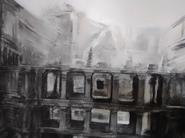 Original Figurative Architecture Painting by Jessica GONPRA