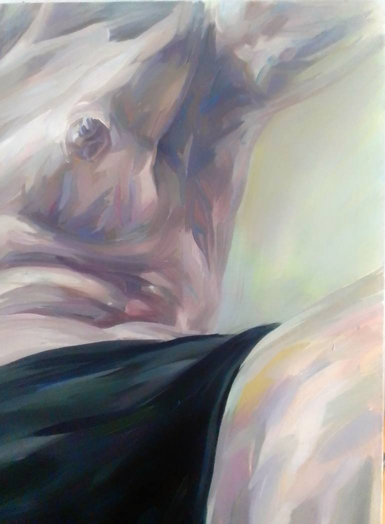 Original Figurative Nude Painting by Jessica Gonpra