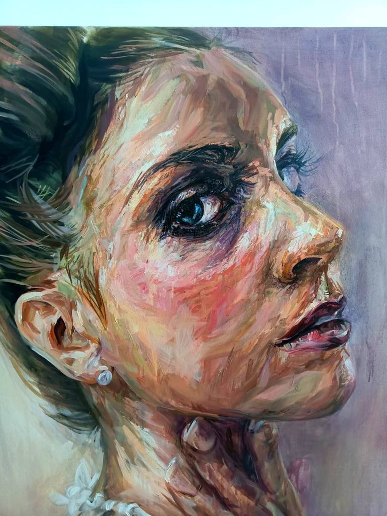 Original Figurative People Painting by Jessica GONPRA