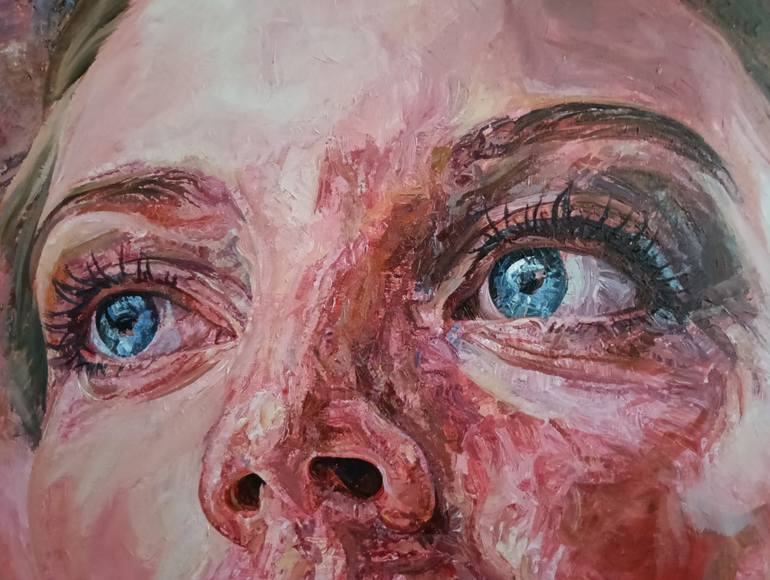 Original Figurative Portrait Painting by Jessica Gonpra
