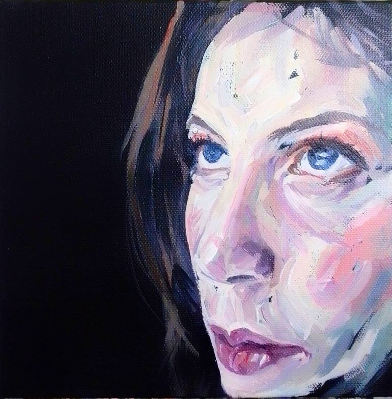 Original Figurative Portrait Painting by Jessica GONPRA