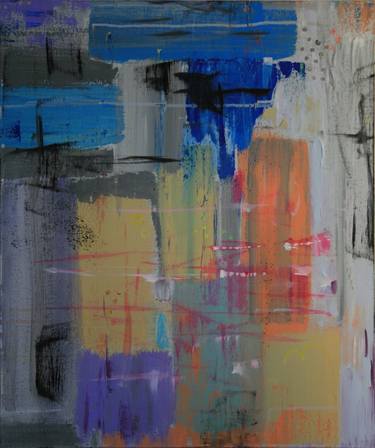 Original Fine Art Abstract Painting by Na Liu