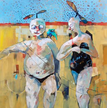 Print of Conceptual People Paintings by Cindy Holmes