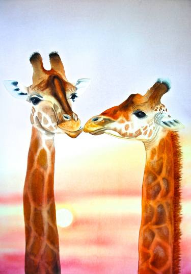 Print of Fine Art Animal Paintings by Carolyn Judge