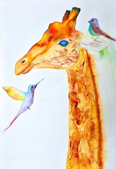 Original Expressionism Animal Paintings by Carolyn Judge