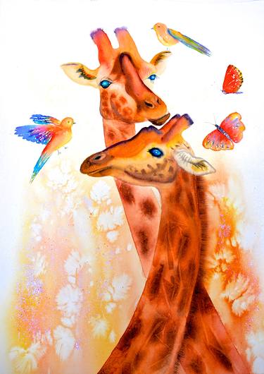 Print of Animal Paintings by Carolyn Judge