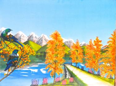 Original Fine Art Landscape Paintings by Carolyn Judge