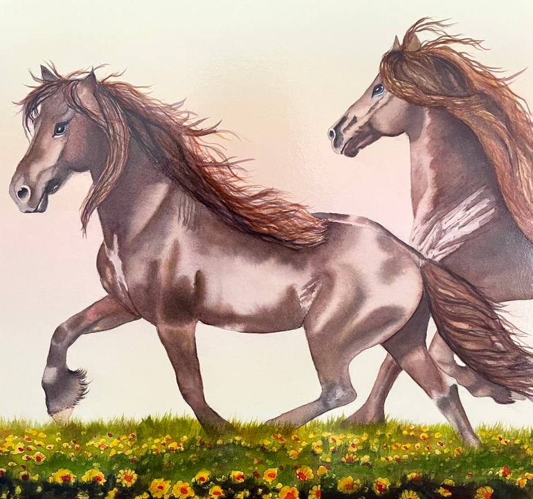 Original Expressionism Landscape Painting by Carolyn Judge