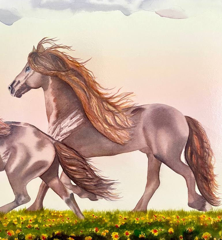 Original Expressionism Landscape Painting by Carolyn Judge