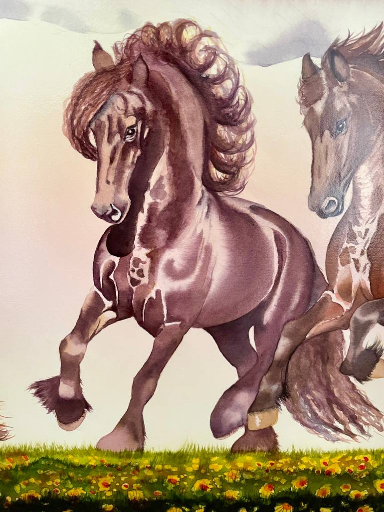 Original Expressionism Landscape Painting by Carolyn Judge