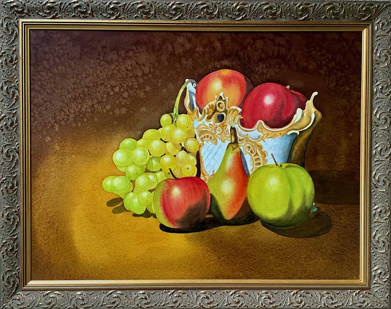 Original Surrealism Still Life Painting by Carolyn Judge