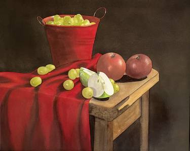 Original Fine Art Still Life Paintings by Carolyn Judge