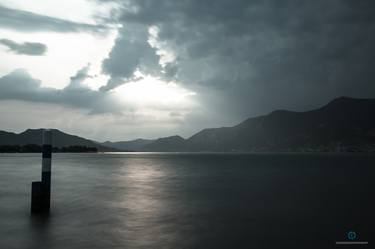 Stormy Sunset On The Lake - Iseo, Italy thumb