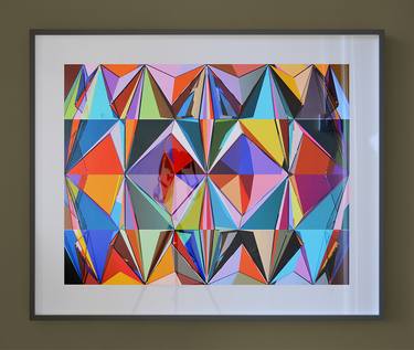 Original Geometric Printmaking by Chuck Elliott