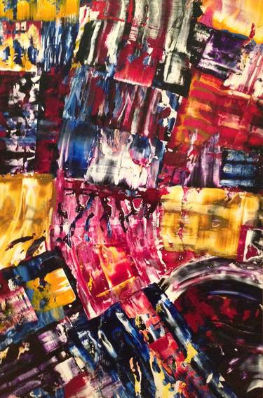Original Abstract Expressionism Music Paintings by Leejay Mintz