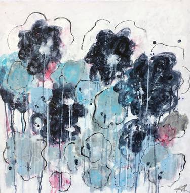 Original Abstract Expressionism Abstract Paintings by Angelika Millmaker