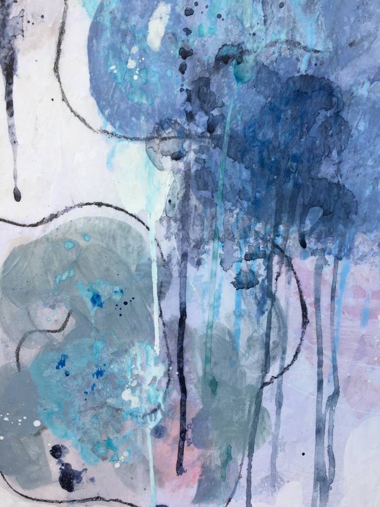 Original Abstract Expressionism Abstract Painting by Angelika Millmaker