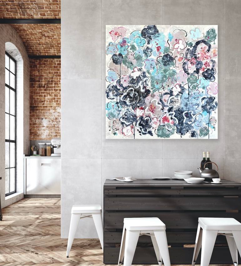 Original Abstract Expressionism Abstract Painting by Angelika Millmaker